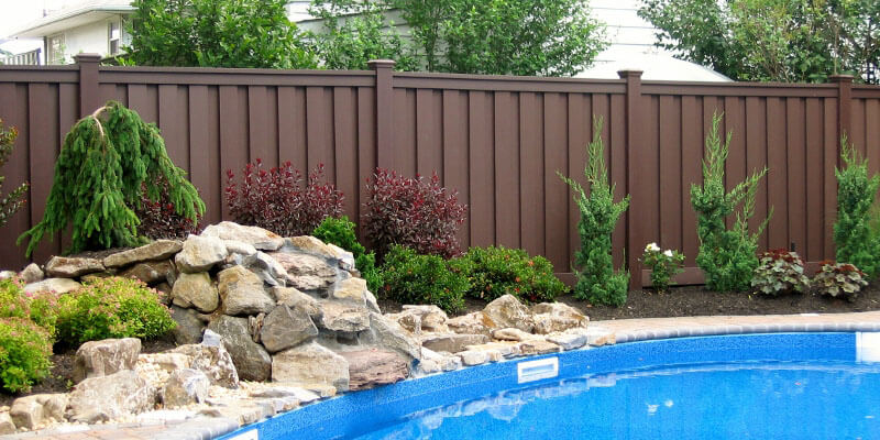 Composite pool fencing