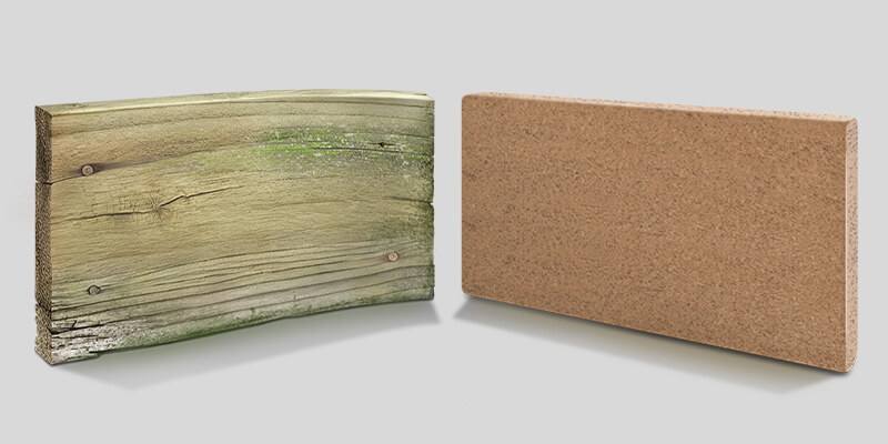Composite verse wood fence -maintenance free Trex Fence