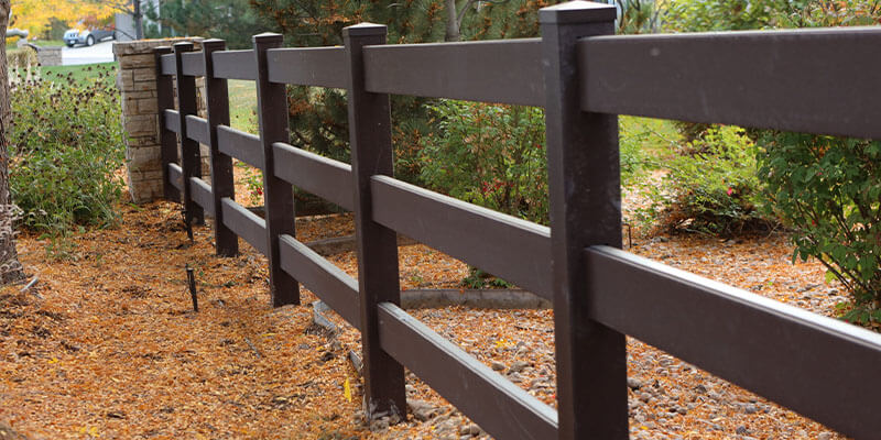 Post and board fencing - Trex Fence