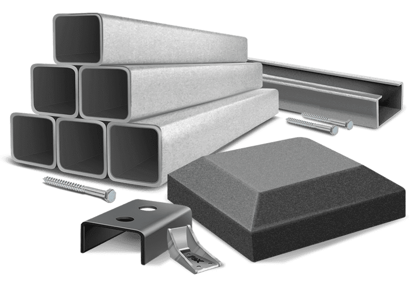 Trex fence and gate components