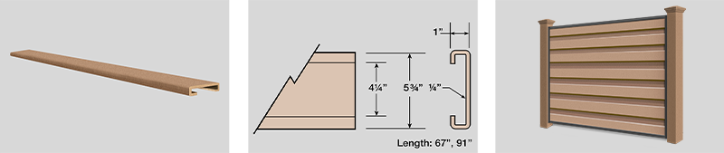 Trex Horizons Fence - Pickets