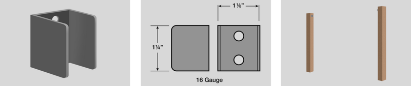 Trex Horizons Fence - Top Rail Bracket