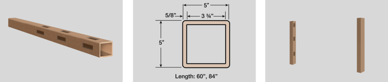 Trex Rail Fence Ranch Rail Posts