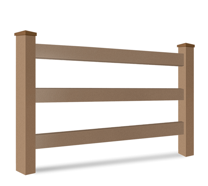 Composite fence - Trex Rail Fence features