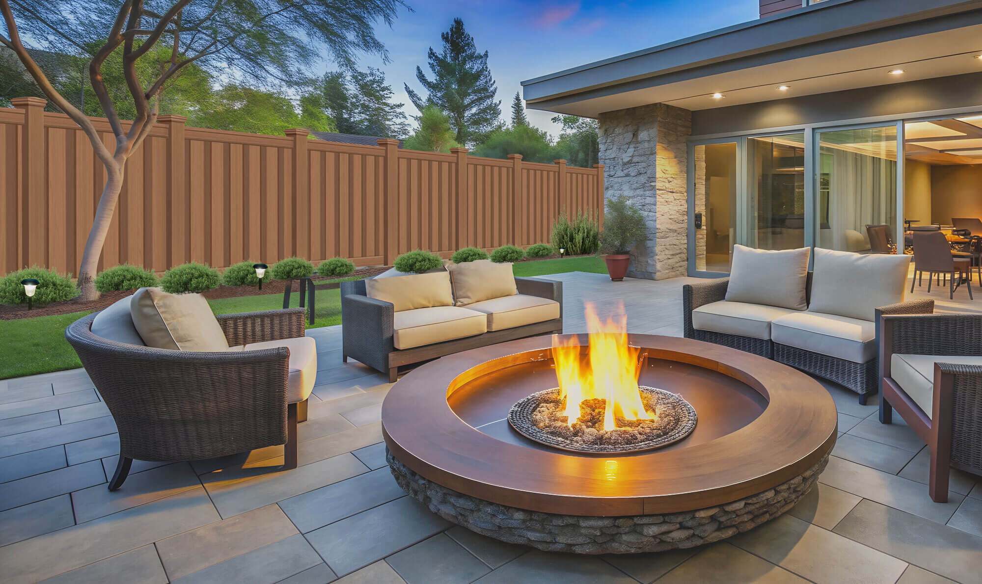 Saddle Luxury Composite Fence