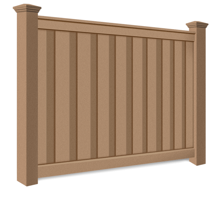 Composite fence - Trex Seclusions features