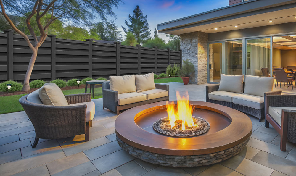 Black Luxury Composite Fence