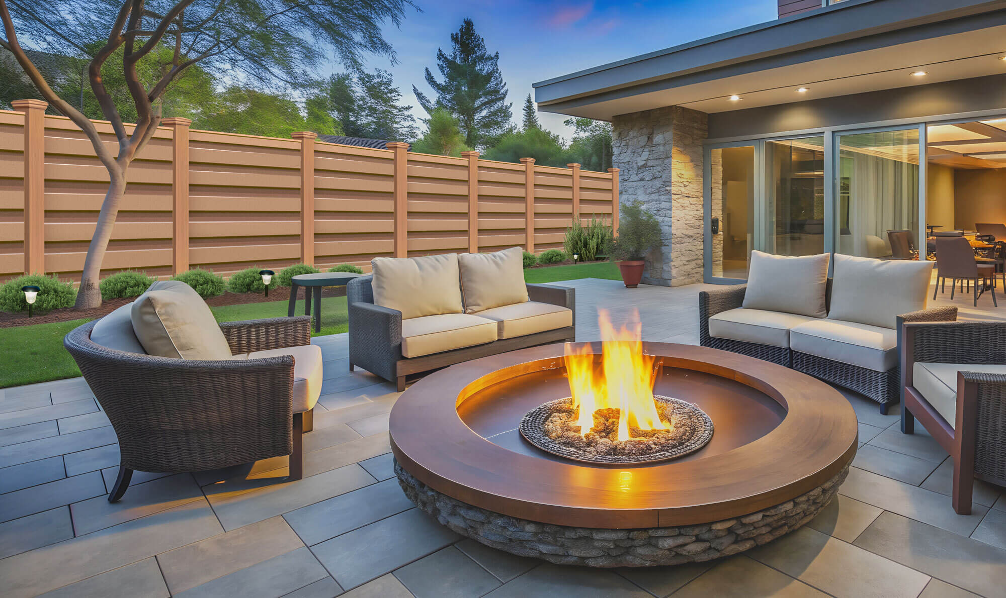 Saddle Luxury Composite Fence