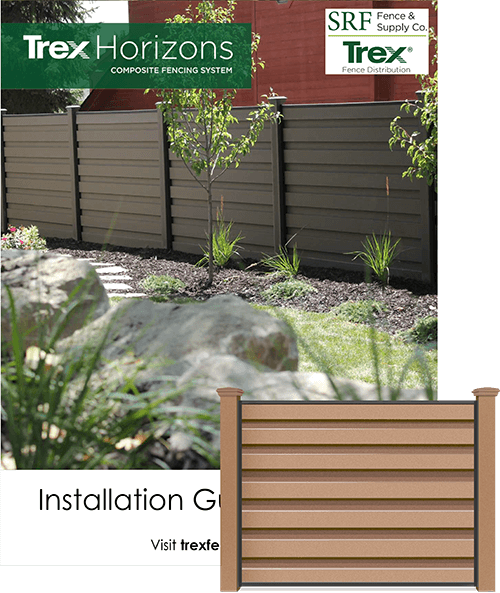 Horizons Trex fence installation guides - downloadable Horizons Trex pdf files