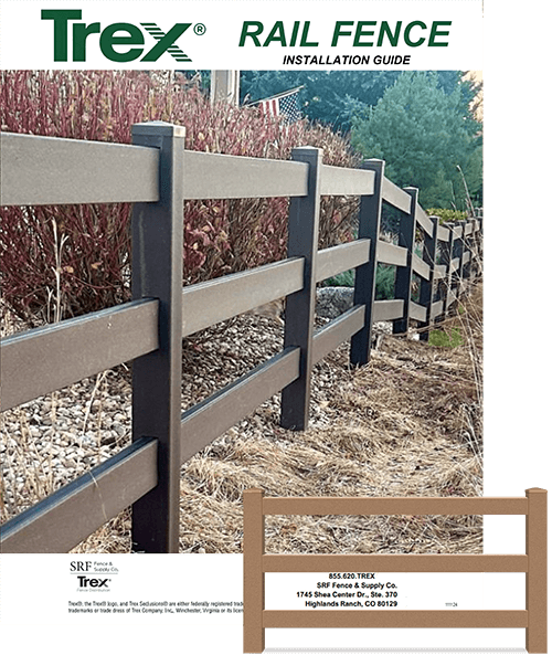 Rail Trex fence installation guides - downloadable Rail Trex pdf files