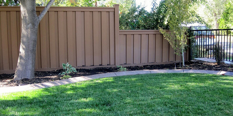 Long term value Trex composite fence